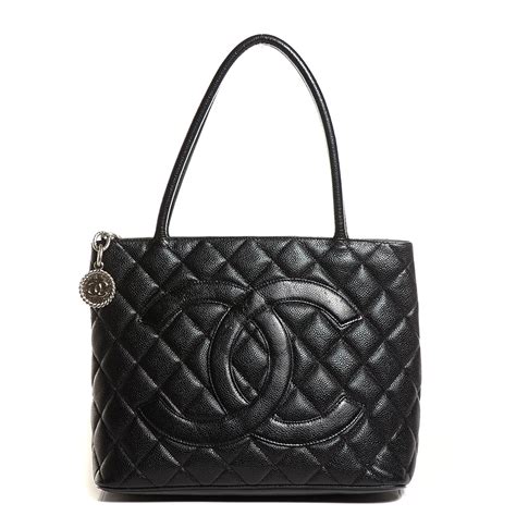 chanel caviar medallion cc tote|Chanel Tote Bags .